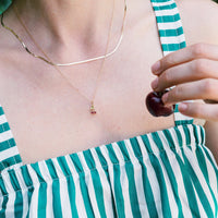 Peridot Cherry Charm